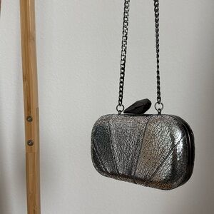 Metallic mini evening bag